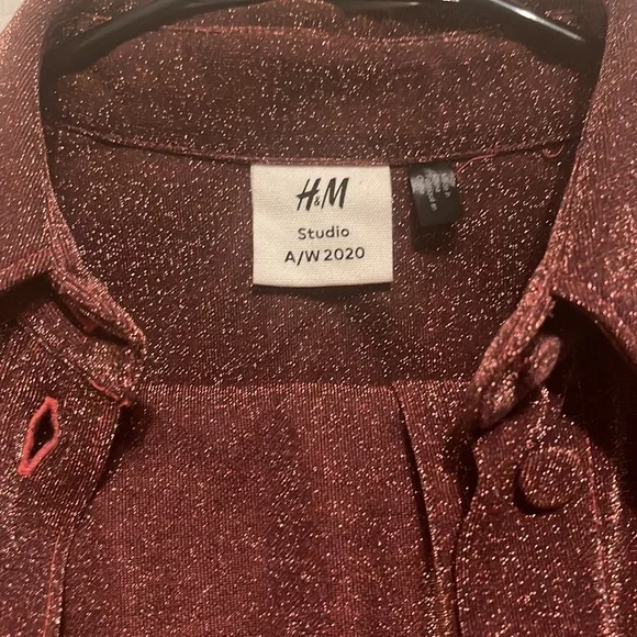 Sequin Red Jacket & Bell Bottom Pants - Picture 2 of 4